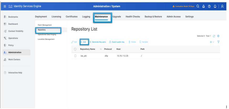 How to Give Repository Access in Maintenance Tool