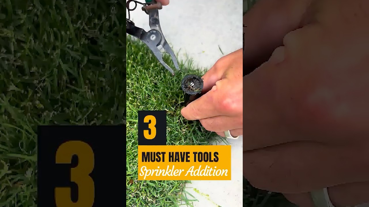 How to Use Sprinkler Maintenance Tools